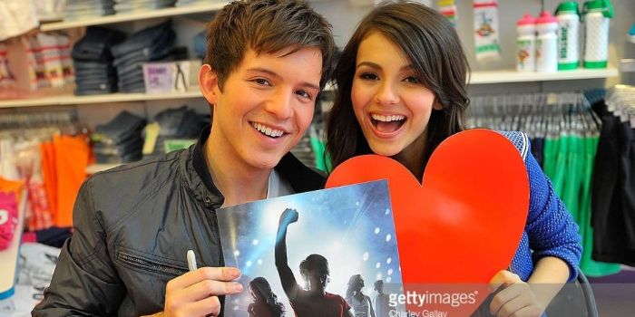 Simon Curtis and Victoria Justice