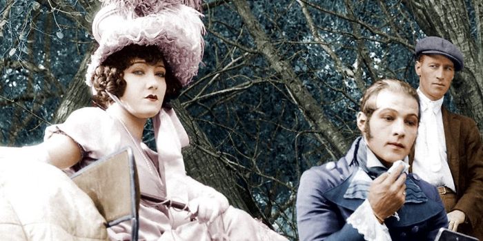 Gloria Swanson and Rudolph Valentino